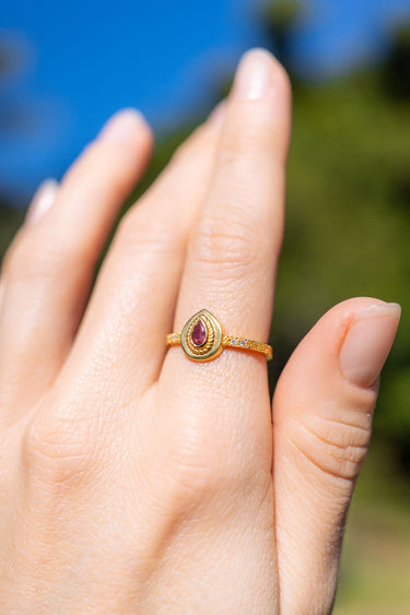 Pink Tourmaline Ring